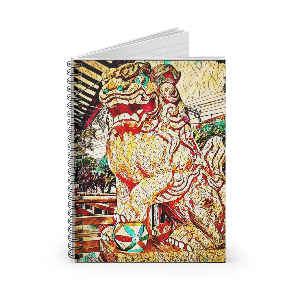 Lion and Ball Notebook