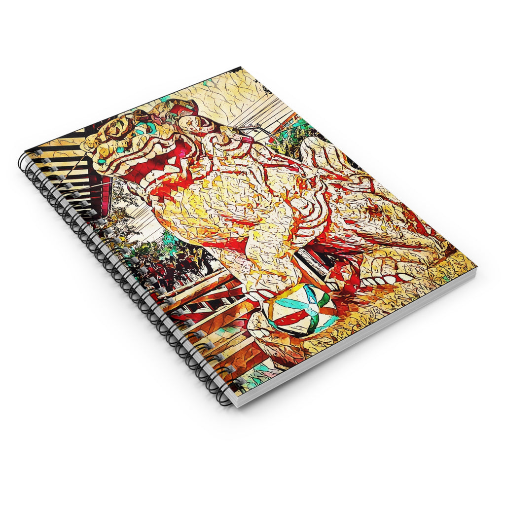 Lion and Ball Notebook