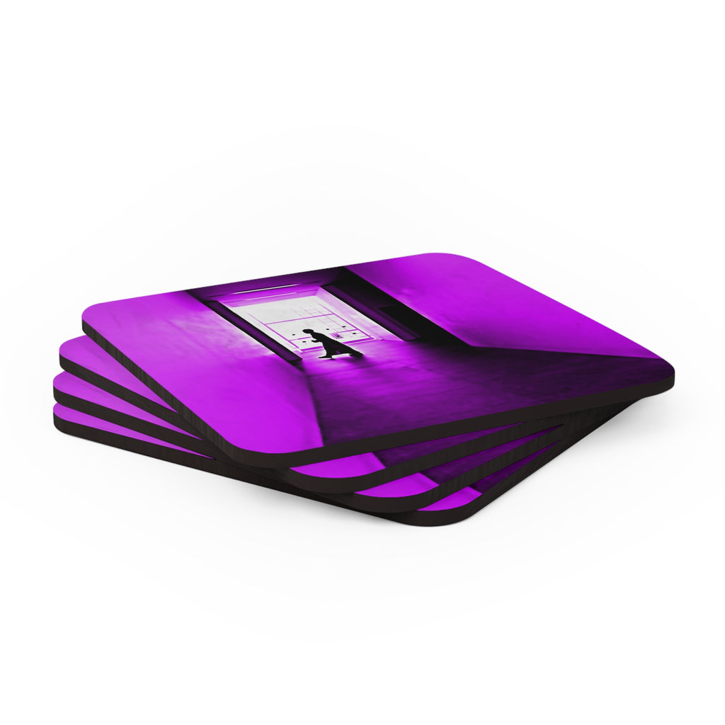 Purple Passadís Coaster Set