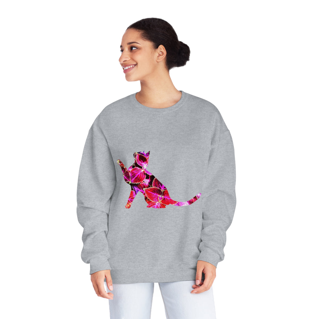 Floral Cat Sweatshirt