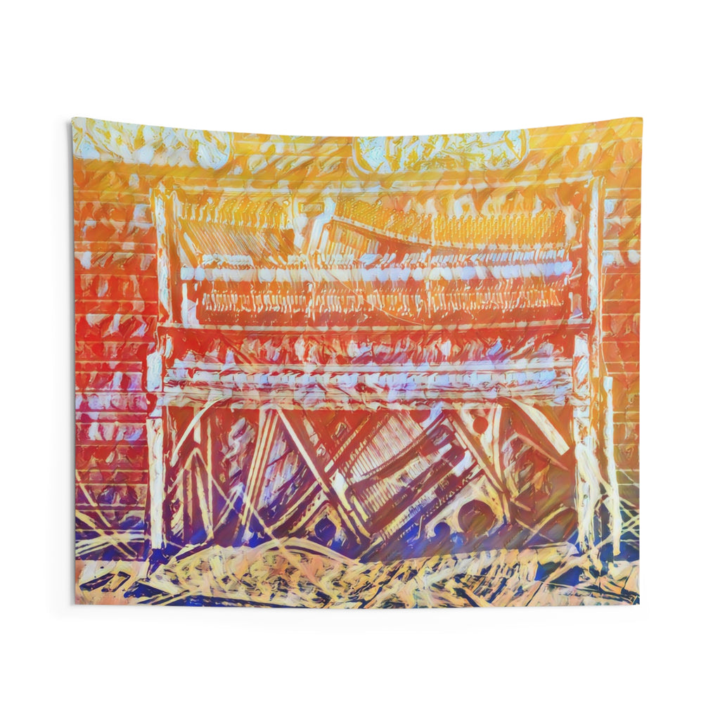 Piano Sunset Tapestry