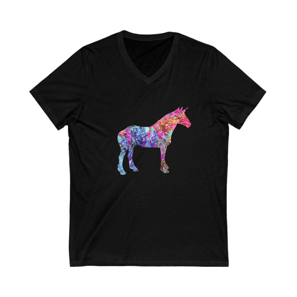 Art Unicorn V-Neck Shirt