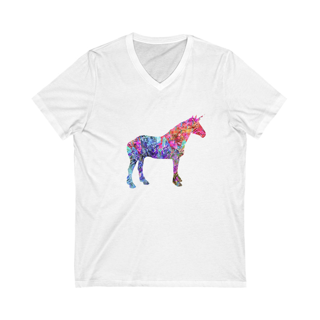 Art Unicorn V-Neck Shirt