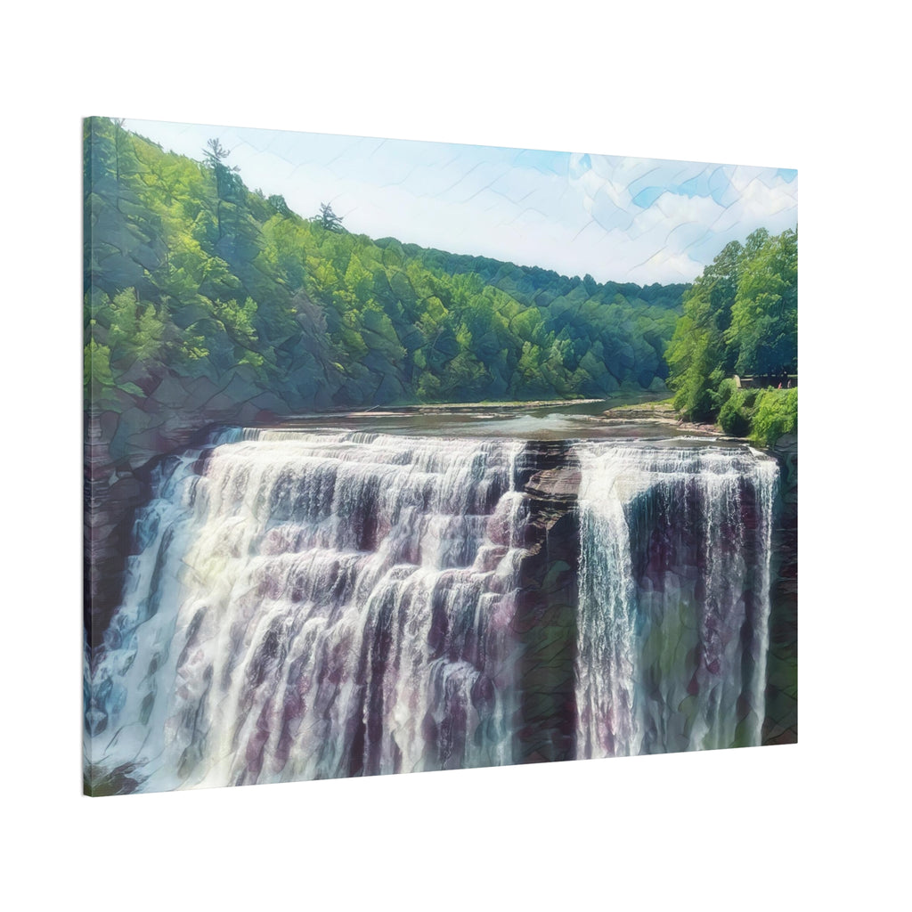 NY Waterfall Canvas Art