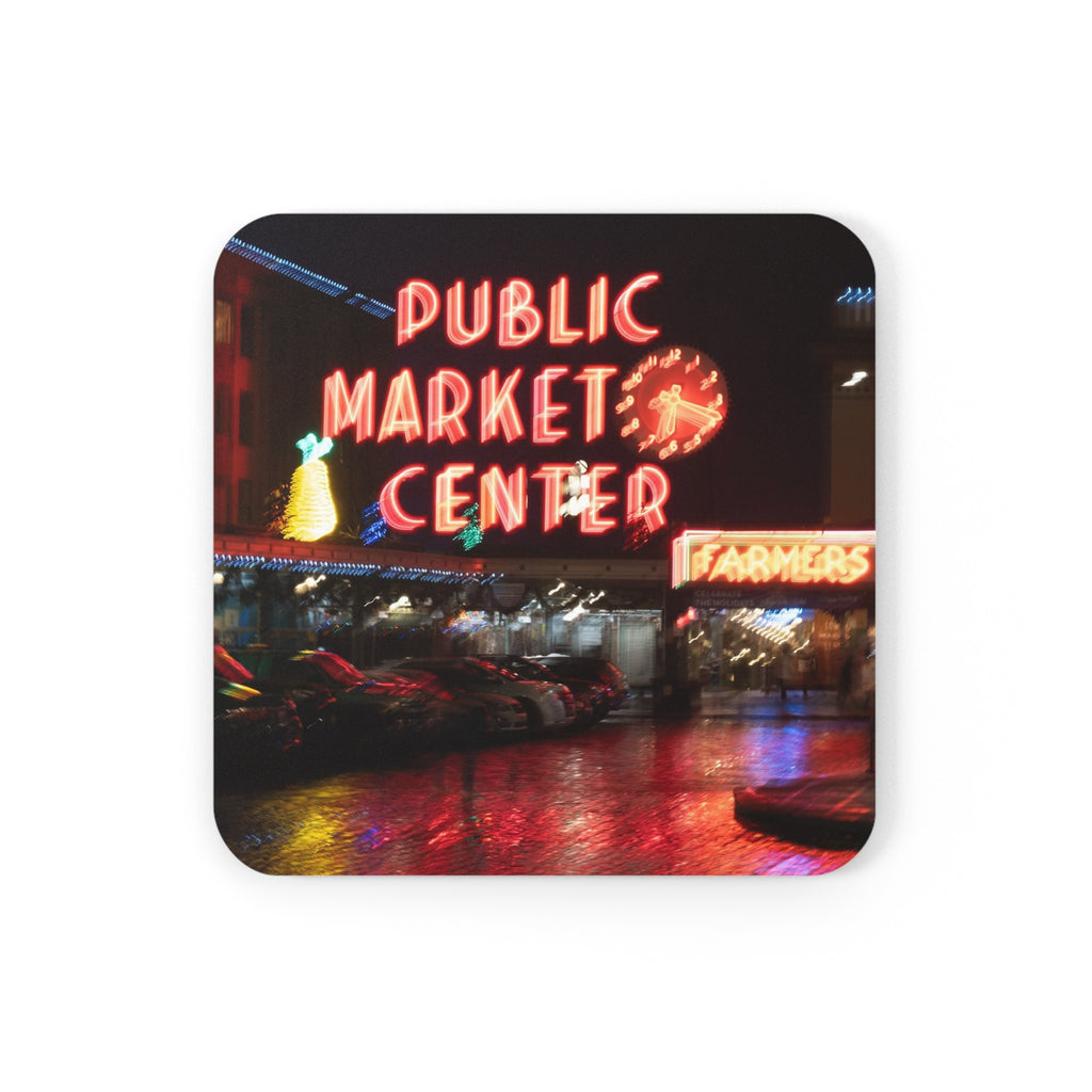 Pike Place Market Coaster Set