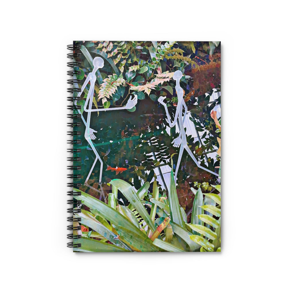 Garden Figure - Spiral Notebook