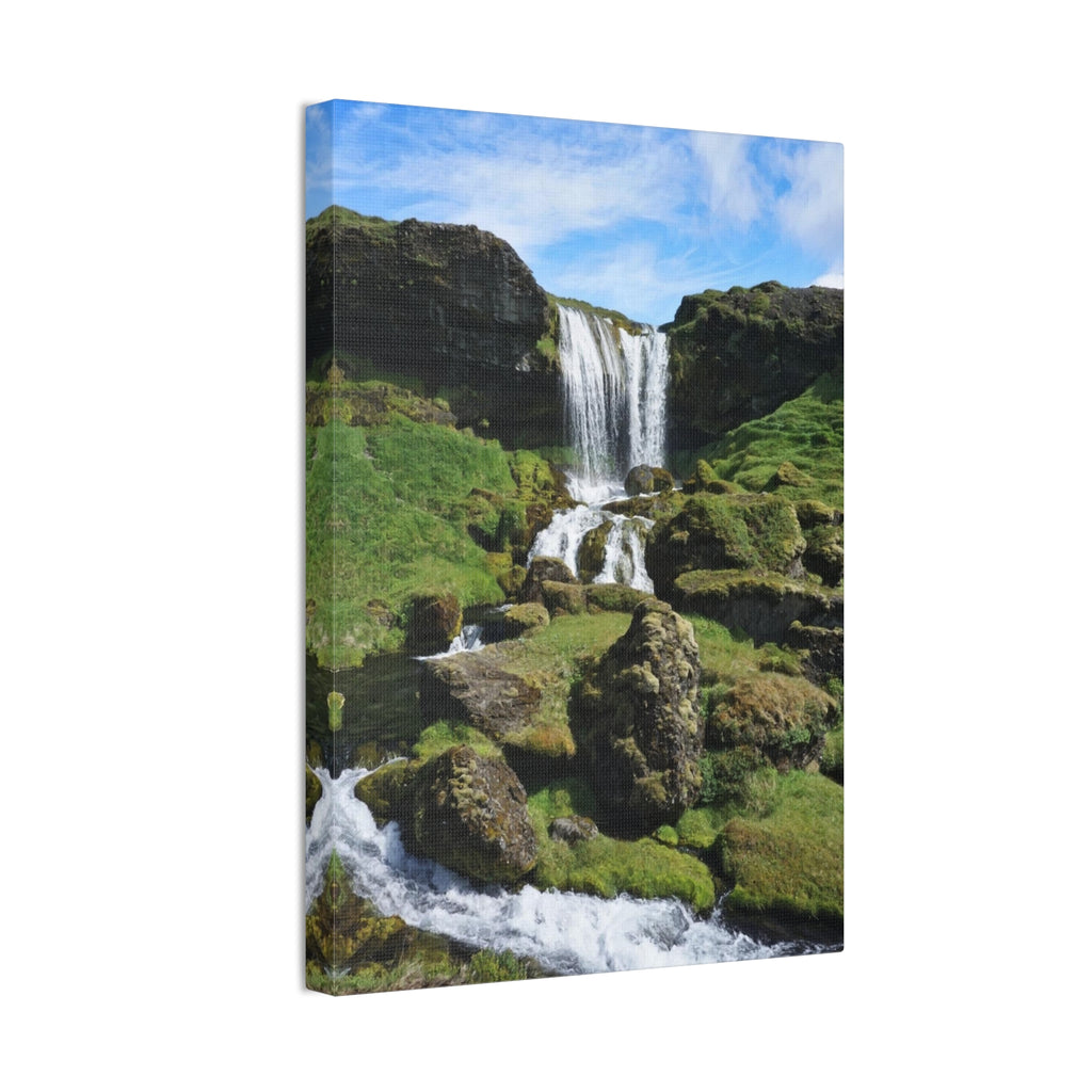 Waterfall and River Canvas Art