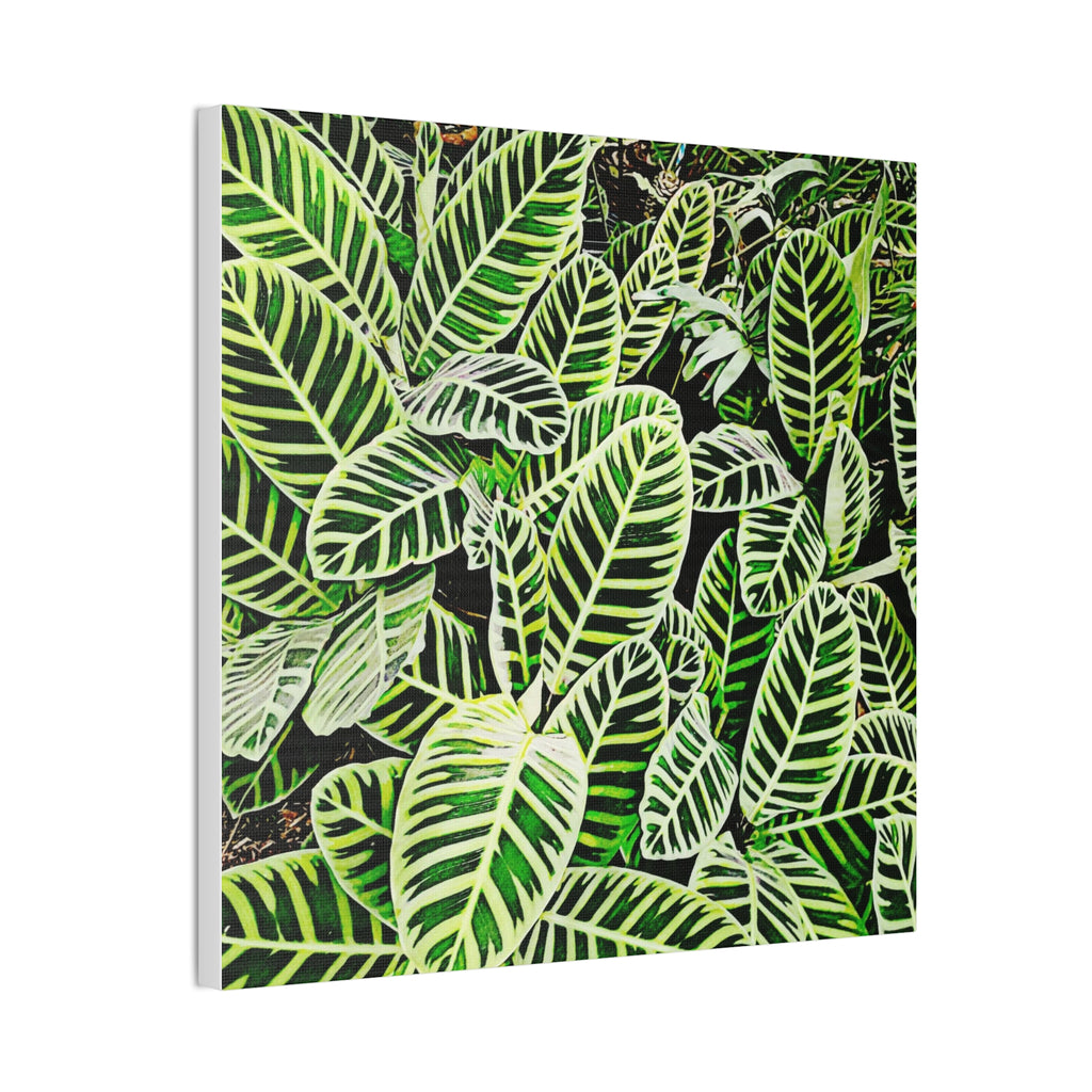 Jungle Leaves Canvas Wall Art
