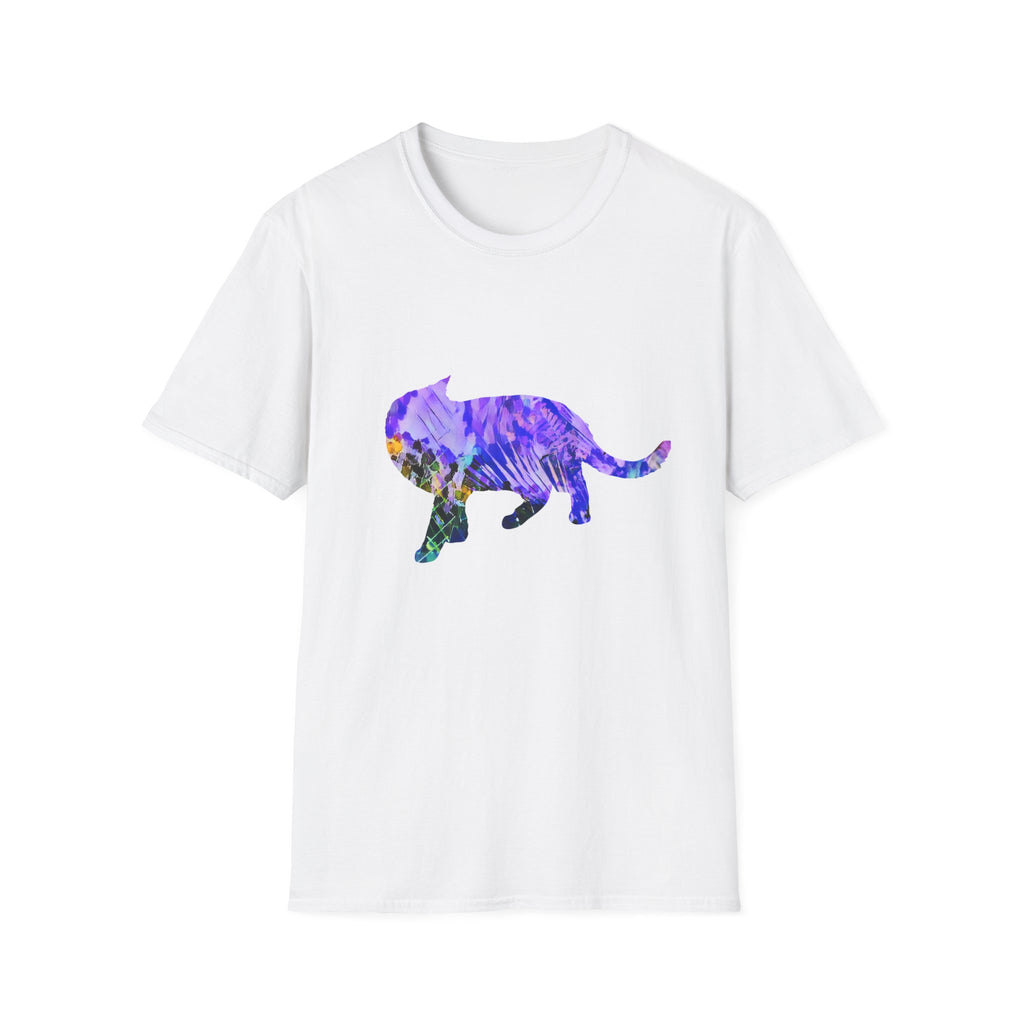 Purple Keen Cat T-Shirt