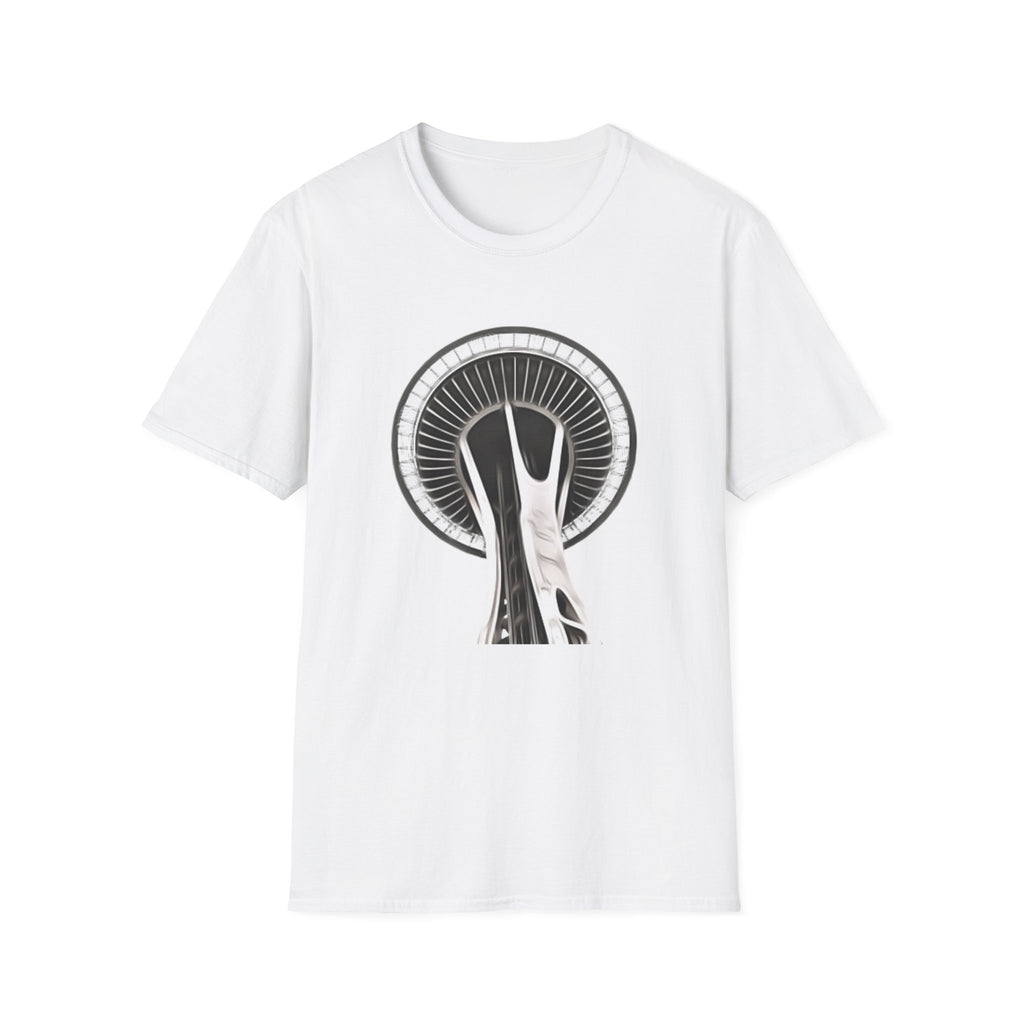 Space Needle #2 Black & White Shirt