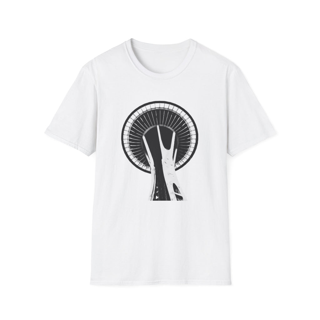Space Needle Black & White Shirt